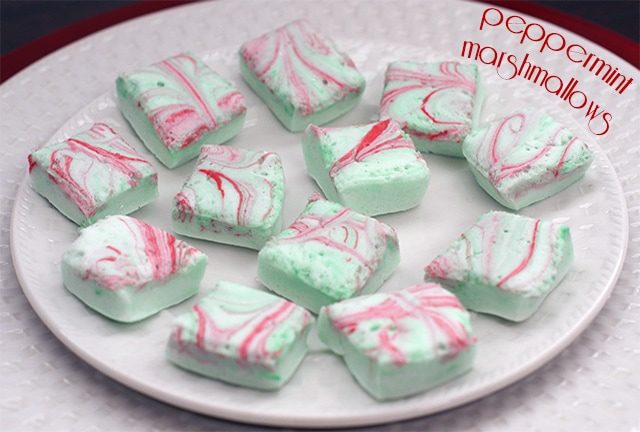 You are currently viewing Peppermint swirl marshmallows {101 Days of Christmas}