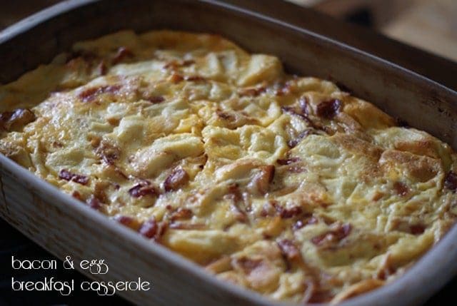 Bacon & Egg Breakfast Casserole