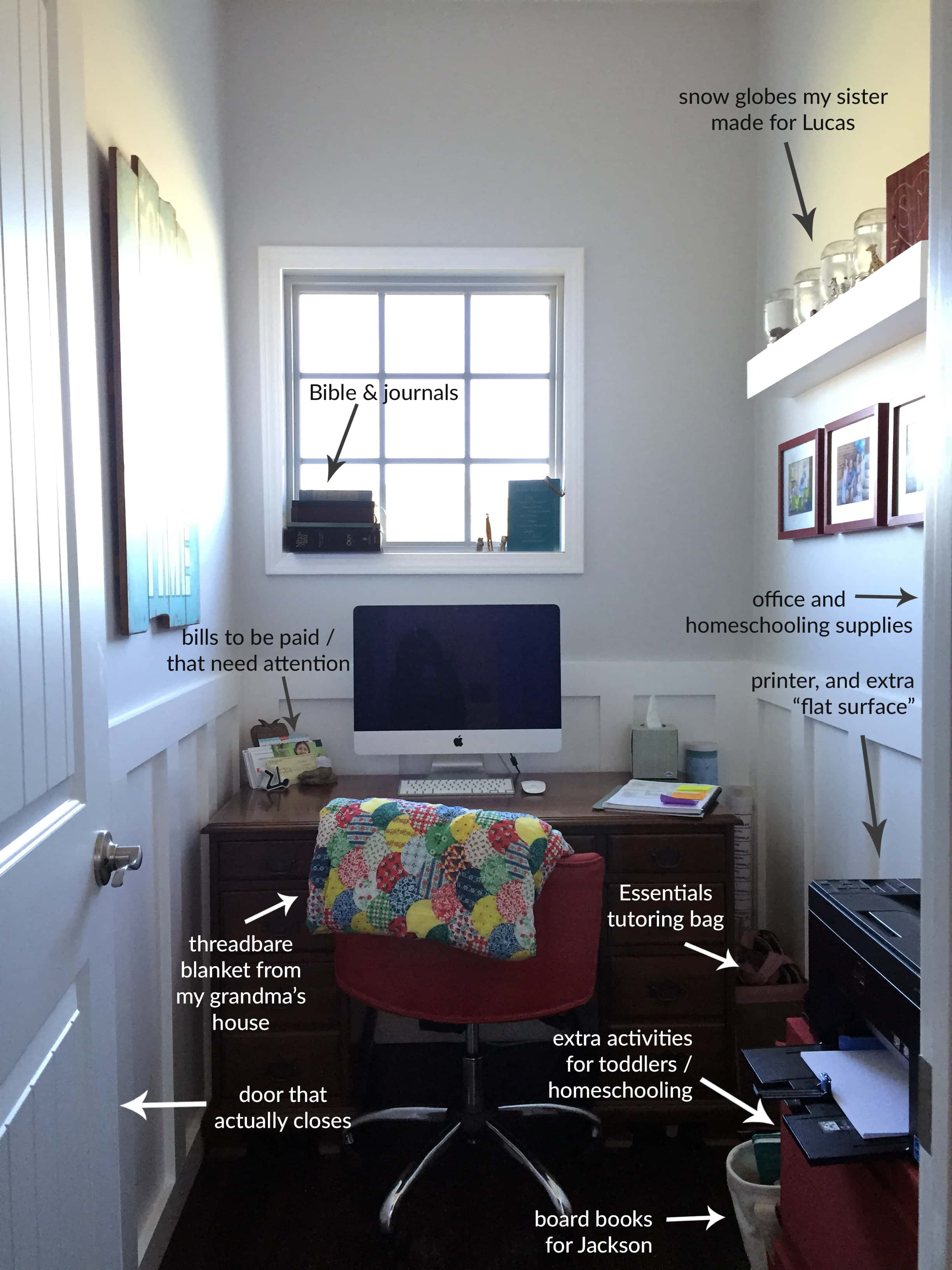 You are currently viewing Anatomy of a tiny {closet-sized} home office