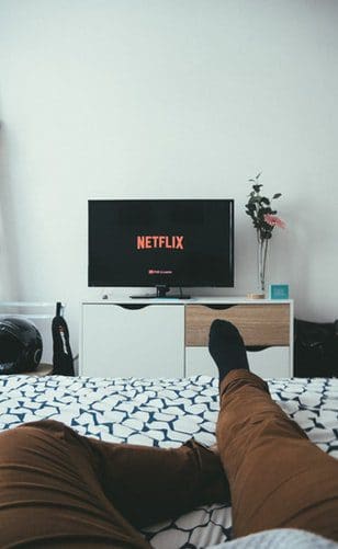 watching Netflix