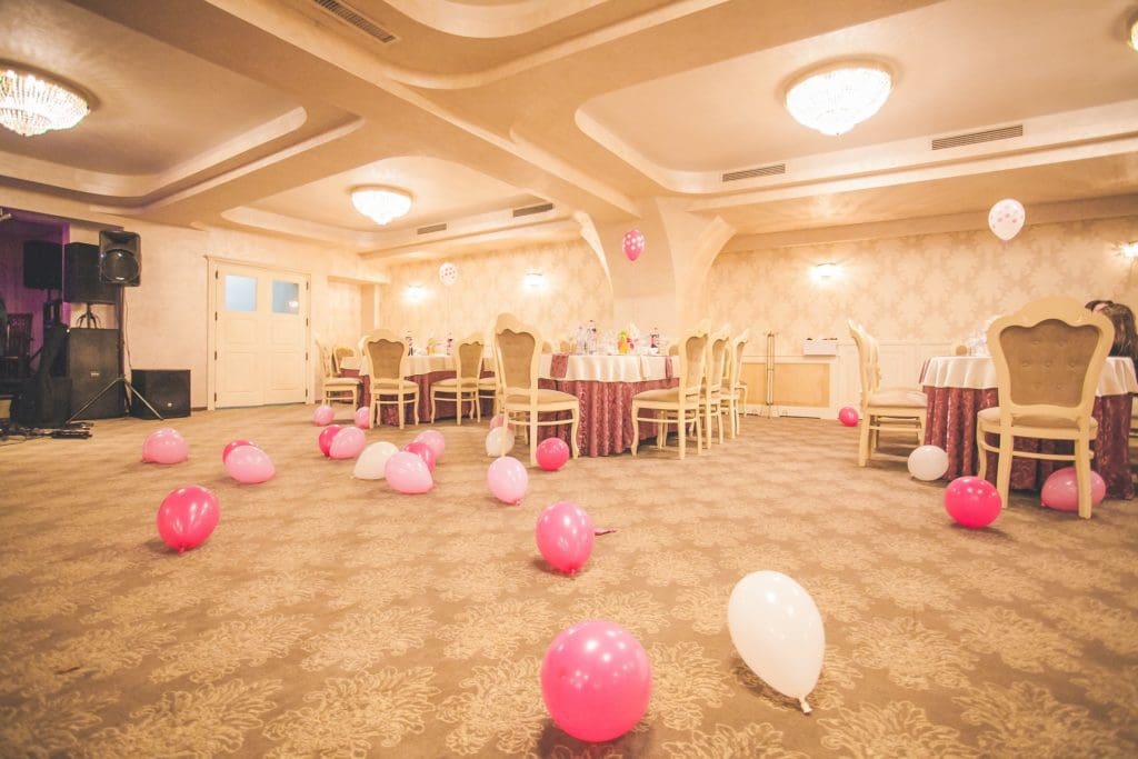 Balloons on the floor