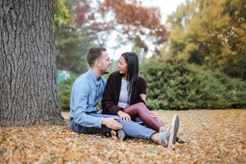 Couple talking