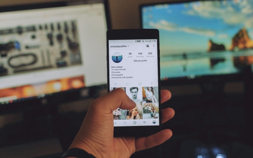 Instagram profile