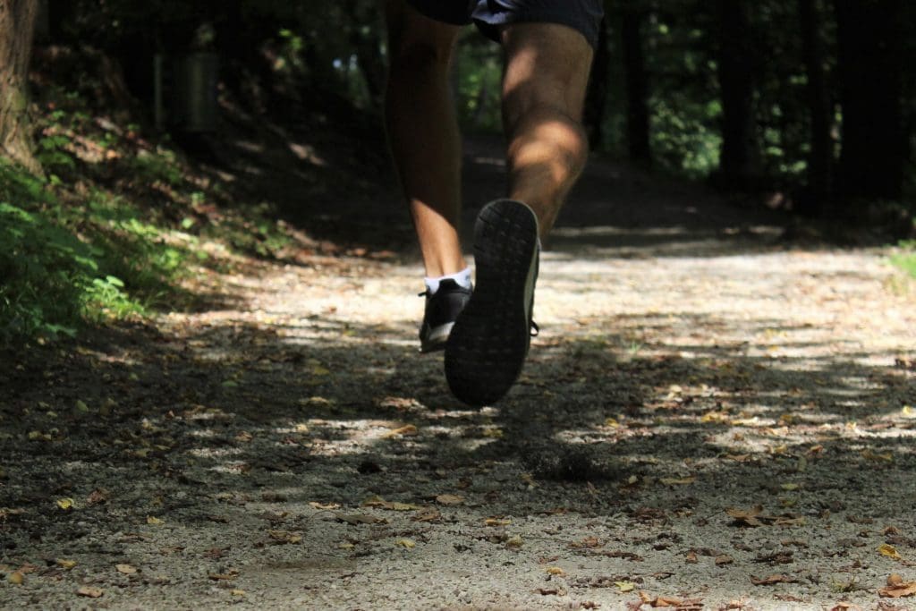 Running in a forest for heart health