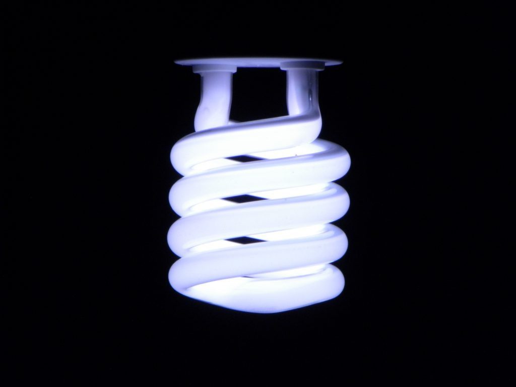 Spiral energy saving lamp 