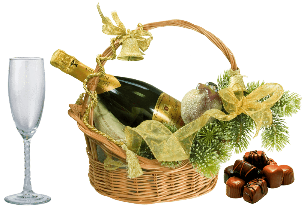 Holiday gift basket