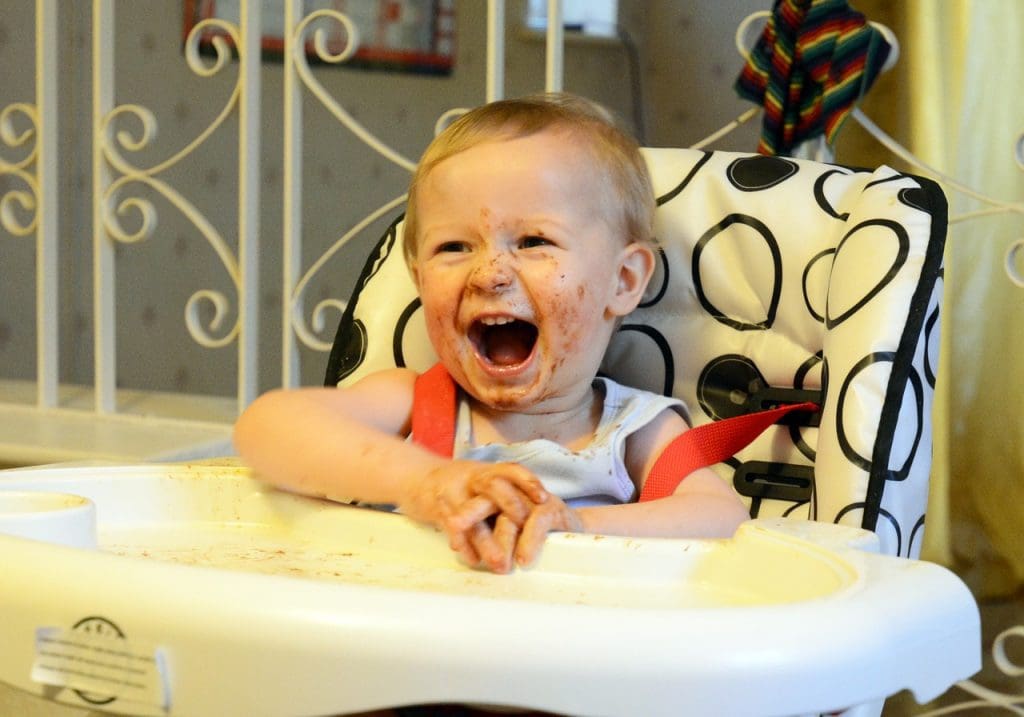 Easy to clean high chair