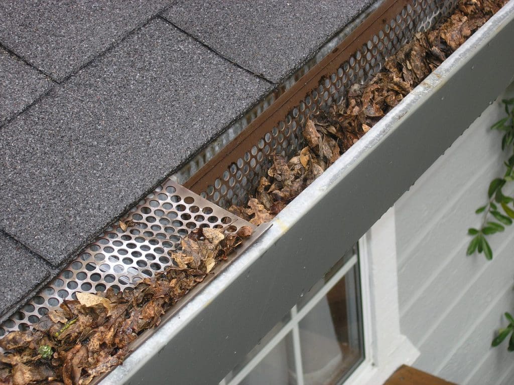 Blocked gutters