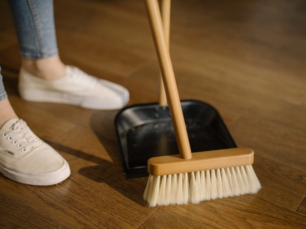 Sweeping floor