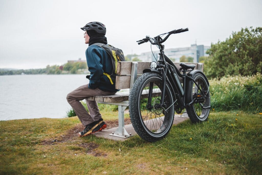 e-bike ride in the country