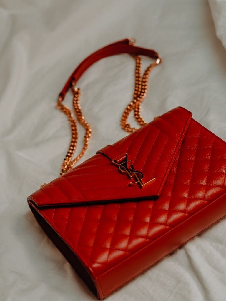 YSL red bag