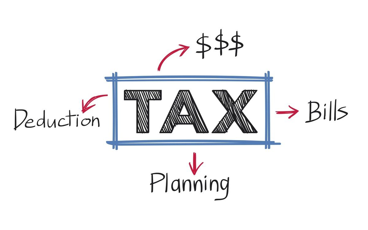 tax and bills illustration