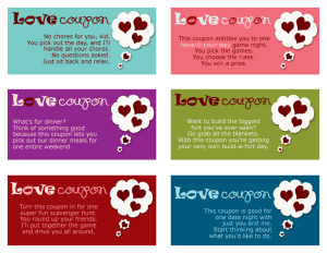 Read more about the article Wow Your Kids with Printable Valentine’s Day Coupons