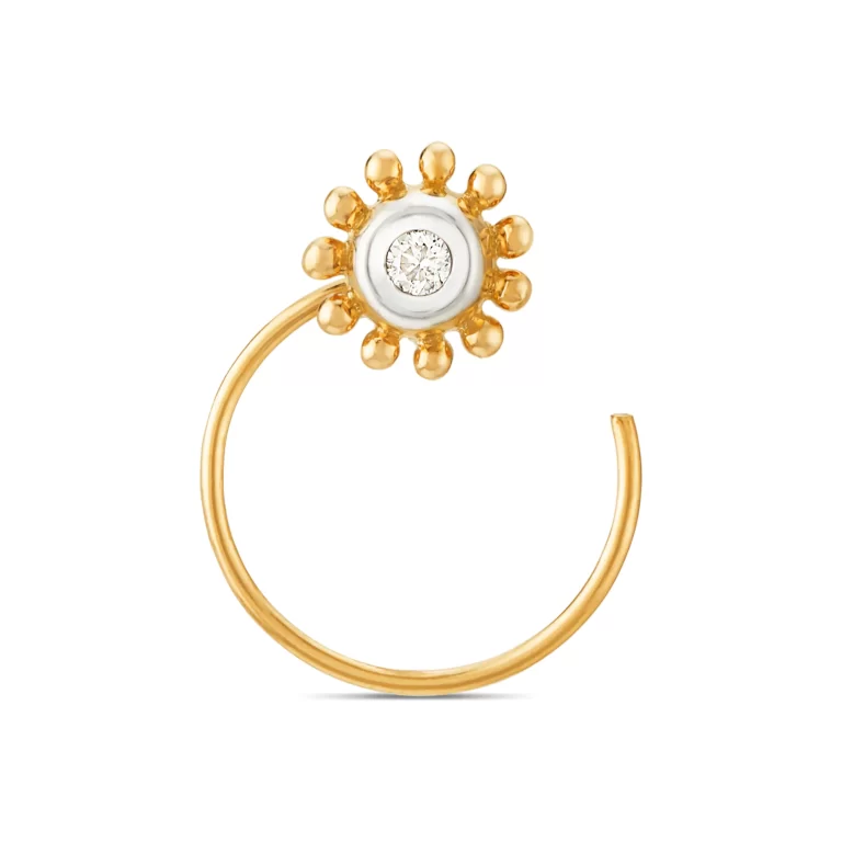 Embrace Your Feminine Side with Simple Nose Pin in Gold