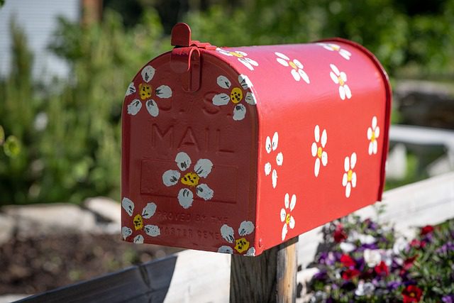 Painted mailbox