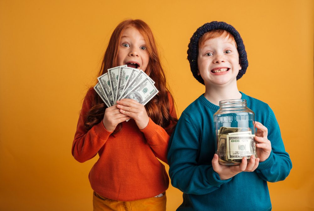 Kids with money