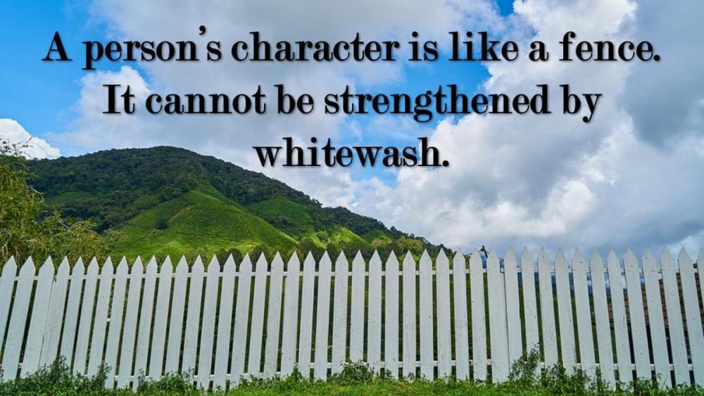 A person’s character